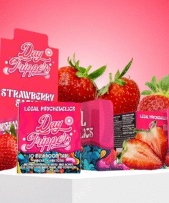Mushroom Tabs 10 Count Strawberry Safari – Buy Online UK Europe USA